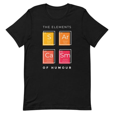 The Elements Of Sarcasm Humour T-Shirt - Silicon Craftees