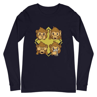 Monkey Reactions Longsleeve - Silicon Craftees