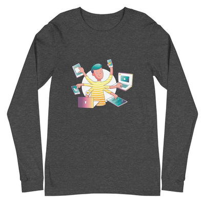 Digital Multitasking Pro Longsleeve - Silicon Craftees