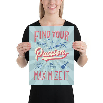 "Find Your Passion" Poster - Silicon Craftees