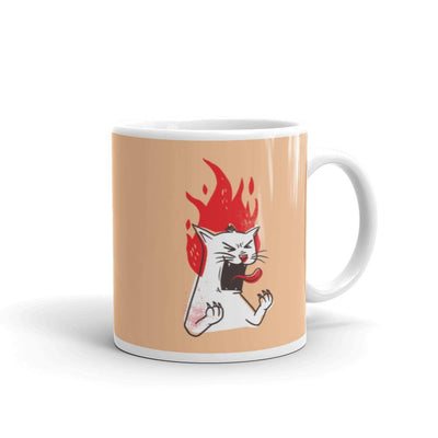 Furious Cat Classic Mug - Silicon Craftees