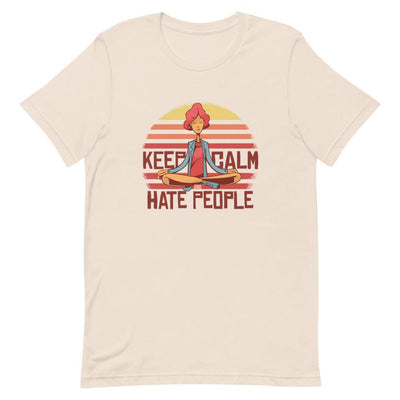 Keep Calm And Hate People T-Shirt - Silicon Craftees