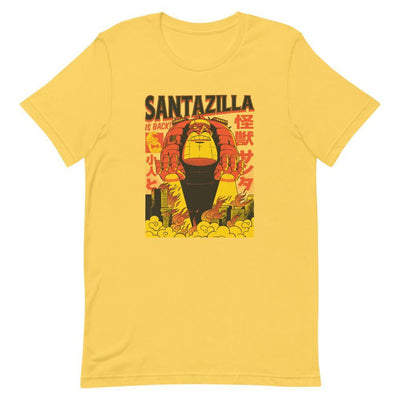 Santazilla Is Coming T-Shirt - Silicon Craftees