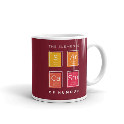 The Elements Of Sarcasm Humour Classic Mug - Silicon Craftees