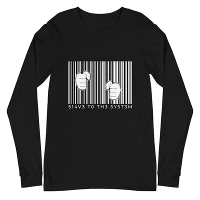 Slave To The System Barcode Longsleeve - Silicon Craftees