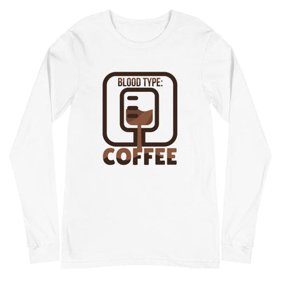 Blood Type: Coffee Longsleeve - Silicon Craftees