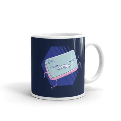 Escape Button Running Classic Mug - Silicon Craftees