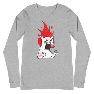 Furious Cat Longsleeve - Silicon Craftees