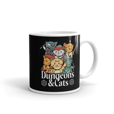 Dungeons And Cats Parody Mug - Silicon Craftees