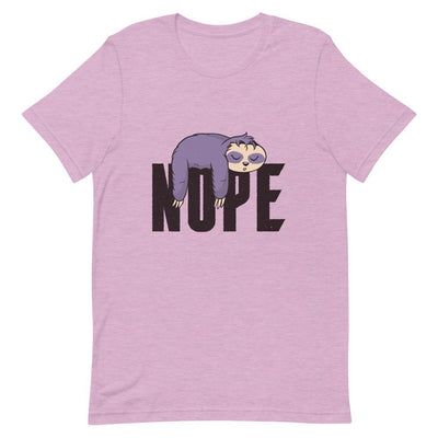 Lazy Nope Sloth T-Shirt - Silicon Craftees