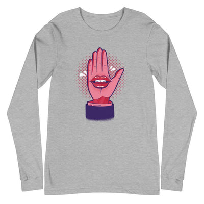 Talk To The Hand Longsleeve - Silicon Craftees