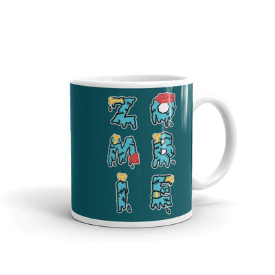 Dripping Zombie Lettering Classic Mug - Silicon Craftees