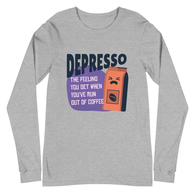 Depresso Feels Longsleeve - Silicon Craftees