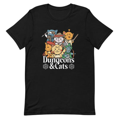 Dungeons And Cats Parody T-Shirt - Silicon Craftees