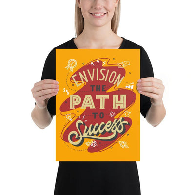 "Envision The Path To Success" Poster - Silicon Craftees