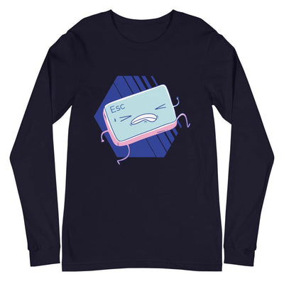 Escape Button Running Longsleeve - Silicon Craftees