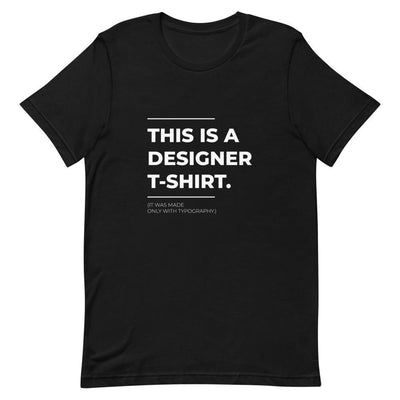 Designer Typography T-Shirt - Silicon Craftees