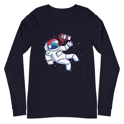 Astronaut Trying Frappuccino Longsleeve - Silicon Craftees