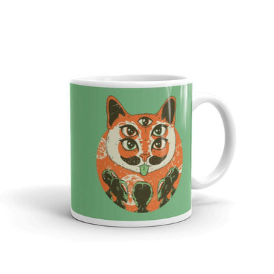 Creepy Alien Cat Classic Mug - Silicon Craftees