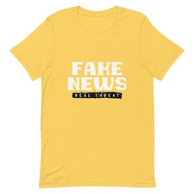 Fake News Is The Real Threat T-Shirt - Silicon Craftees