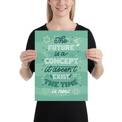 "The Future Is A Concept" Poster - Silicon Craftees