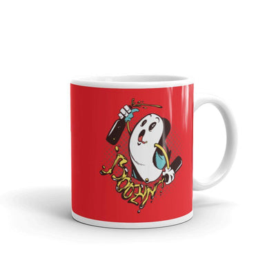 Drunk Boozin Ghost Classic Mug - Silicon Craftees