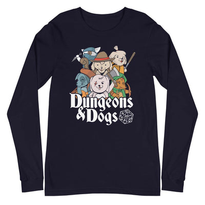 Dungeons And Dogs Parody Longsleeve - Silicon Craftees