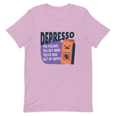 Depresso Feels T-Shirt - Silicon Craftees