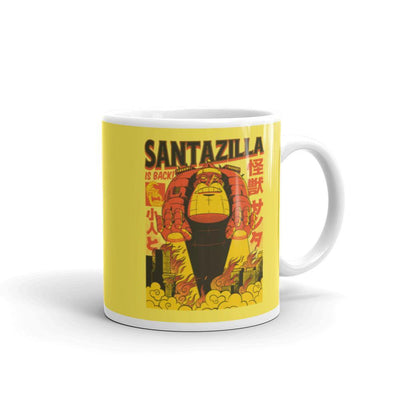 Santazilla Is Coming Classic Mug - Silicon Craftees